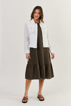 Load image into Gallery viewer, Naturals by O&J Linen White Jacket front shot