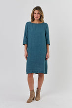 Load image into Gallery viewer, Naturals by O&J Midi Dress Eucalyptus colour front shot
