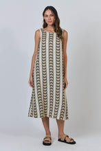 Load image into Gallery viewer, Naturals by O&J Sleeveless Neck Top Chevron colour front shot