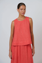 Load image into Gallery viewer, Naturals by O&J Sleeveless Top Sunset Strip colour front shot