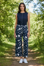 Load image into Gallery viewer, Naturals by O&J Stretch Cotton Pants Ink Barnacles colour front shot