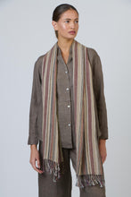 Load image into Gallery viewer, Naturals by O&J Striped Scarf front shot