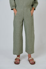 Load image into Gallery viewer, Naturals by O&J Wide Leg Pants Artichoke colour front shot