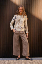 Load image into Gallery viewer, Naturals by O&J Wide Leg Pants Cigar colour front shot