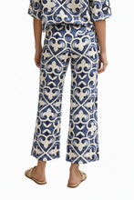Load image into Gallery viewer, Naturals by O&J Wide Leg Pants Corfu colour back shot
