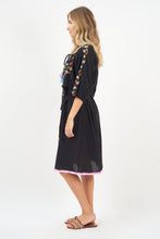 Load image into Gallery viewer, Naudic - Oregon Dress Splendour Embroidery in Black colour side
shot
