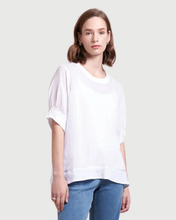 Load image into Gallery viewer, Neris - Art Space Top - White colour front shot