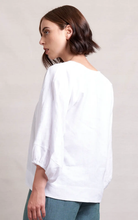 Load image into Gallery viewer, Neris - Baubles Top - White colour back shot