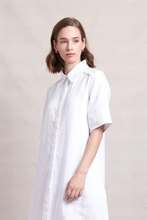 Load image into Gallery viewer, Neris - Ric Rac Dress - White colour side shot