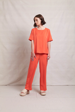 Load image into Gallery viewer, Neris - Tandem Pant - Mandarin colour front shot