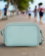Load image into Gallery viewer, Norah - Leather Crossbody Bag in Ocean colour