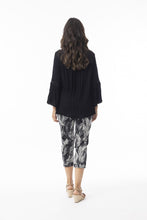 Load image into Gallery viewer, Orientique Bangalene Arashi Pant Black/White colour back shot