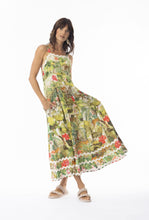 Load image into Gallery viewer, Orientique Cecilia Strappy Dress Printed colour front shot