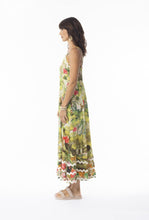 Load image into Gallery viewer, Orientique Cecilia Strappy Dress Printed colour side shot