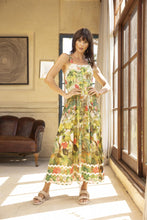 Load image into Gallery viewer, Orientique Cecilia Strappy Dress Printed colour front shot