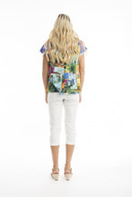 Load image into Gallery viewer, Orientique Contemporary Crew Neck T-Shirt Havana colour back shot