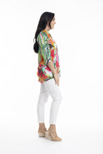 Load image into Gallery viewer, Orientique Digital Collared Shirt Rio colout side shot