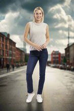 Load image into Gallery viewer, Orientique Knit Vest Knit-IN 2/30S Grey Melange colour front shot