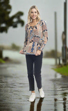 Load image into Gallery viewer, Orientique La Boheme Top Boho Tassel Details Front View