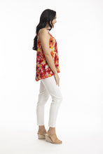 Load image into Gallery viewer, Orientique La Pelosa V Neckline Trim Cami side shot