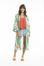 Load image into Gallery viewer, Orientique Olivia Kimono printed colour front shot