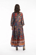Load image into Gallery viewer, Orientique Pantanal Maxi Dress Printed colour back shot