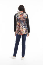 Load image into Gallery viewer, Orientique Puffer S/L Japanese Garden colour back shot