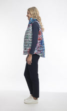 Load image into Gallery viewer, Orientique Reversible Sleeveless Puffer Vest Beethoven 2 Right Side View