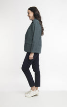 Load image into Gallery viewer, Orientique Solid Blazer Mediterranean Right Side View