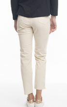 Load image into Gallery viewer, Orientique Solid Cord Jeggings Taupe Back closed up