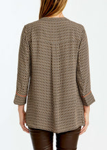 Load image into Gallery viewer, Ping Pong Tile Print Blouse Back View