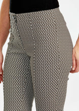 Load image into Gallery viewer, Ping Pong Monogram Bengaline Pant Closed Up Side View