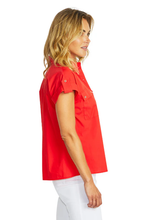 Load image into Gallery viewer, Ping Pong - Leah Cargo Shirt - Poppy colour side shot