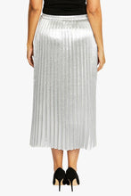 Load image into Gallery viewer, Ping Pong - Shimmer Skirt - Silver colour back shot