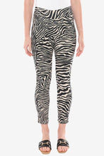 Load image into Gallery viewer, Ping Pong 7/8 Zebra Ikat Print Pant front shot
