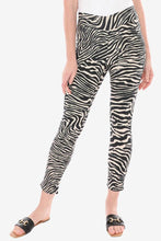 Load image into Gallery viewer, Ping Pong 7/8 Zebra Ikat Print Pant front shot