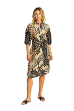 Load image into Gallery viewer, Ping Pong Sahara Spliced Button Dress front shot