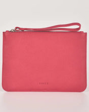 Load image into Gallery viewer, Queens Leather Pouch in Fuchsia colour