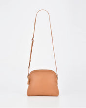 Load image into Gallery viewer, Sabine Leather Crossbody Bag in Tan colour front shot