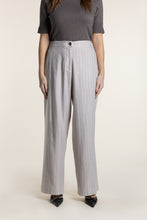 Load image into Gallery viewer, Two-T's Striped Pants Front View Closed Up