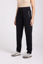 Load image into Gallery viewer, Two-T's - Ponte Panelled Pant - Black colour side shot