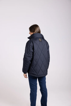 Load image into Gallery viewer, Two-T's - Puffer Jacket - French Navy colour back shot