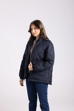 Load image into Gallery viewer, Two-T's - Puffer Jacket - French Navy colour side shot