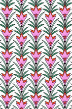 Load image into Gallery viewer, Wyatt Wylde - Mara Dress in Pink Vine graphic