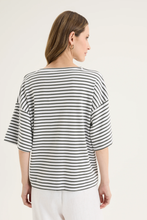 Load image into Gallery viewer, Yarra Trail - Banda Tee - White/ Nori colour back shot