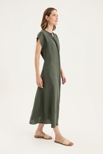 Load image into Gallery viewer, Yarra Trail - Bodhi Dress - Nori colour side shot