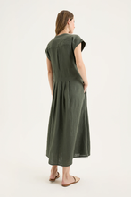 Load image into Gallery viewer, Yarra Trail - Bodhi Dress - Nori colour back shot