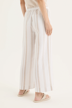 Load image into Gallery viewer, Yarra Trail - Byron Pant - White/ Twine colour back shot