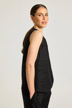 Load image into Gallery viewer, Yarra Trail - Carina Tank in Black colour side shot