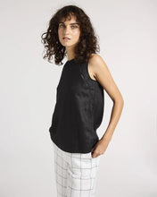 Load image into Gallery viewer, Yarra Trail - Carina Tank in Black colour side shot